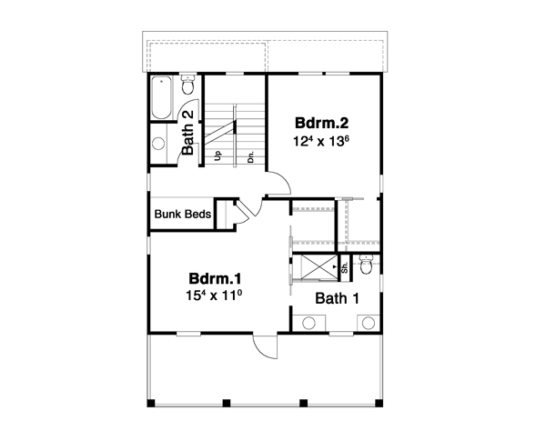 Second Floor image of Hemingway House Plan